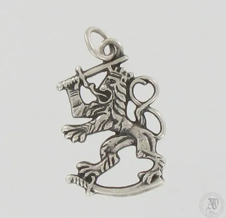 Leijona-riipus, korkeus 32mm, kaksipuolinen, 830, paino 5,8g 