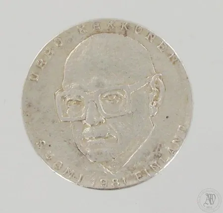 Juhlaraha Suomi, UKK presidenttinä 25 vuotta, 50 markkaa, vuodelta 1981, 500, paino 20,0g