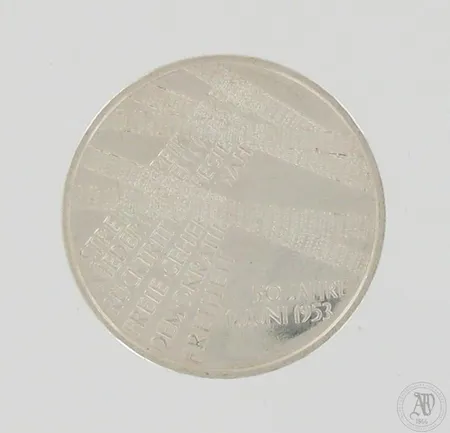 Juhlaraha Saksa, BRD 50 Jahre, nimellisarvo 10 euroa, vuodelta 2003, 925, paino 18,1g