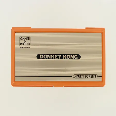 Elektroniikkapeli, Nintendo Game & Watch Multiscreen, Donkey Kong, model DK-52, vuosi 1982, serienr: 33627724 Lähetetään postipakettina.