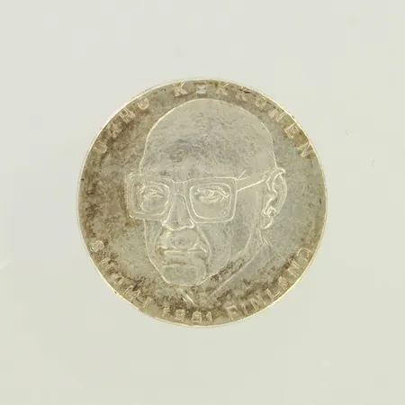 Juhlaraha, Urho Kekkonen 1981, nimellisarvo 50 mk, 500, paino 19,9g