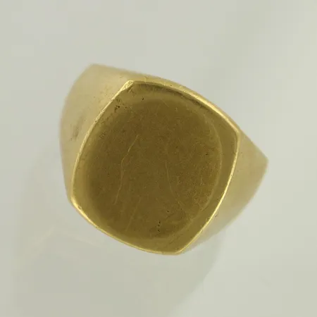 Viallinen kantasormus, koko 20½, 750, paino 10,8g 