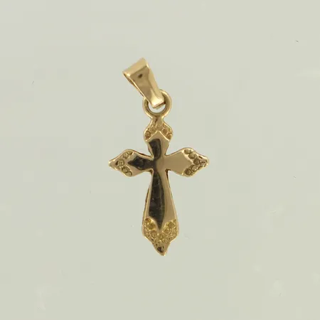 Risti-riipus, korkeus 20mm, 585, paino 0,6g 