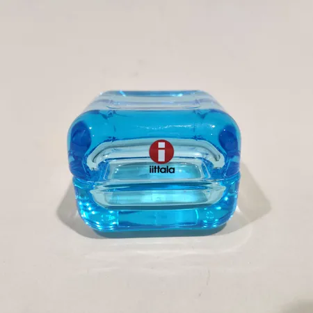 Lasirasia Iittala Vitriini, koko 60x60mm, sininen
