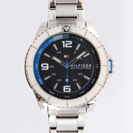 Teräsrannekello Hilgifer 1791002 ash, taulun koko 48mm, hihnan pituus 195mm