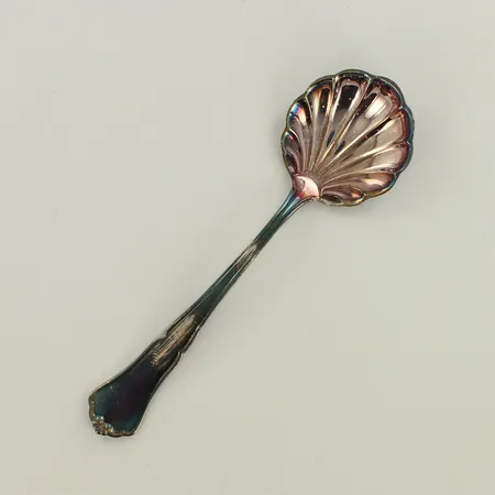 Sokerilusikka, Chippendale, pituus 115mm, 830, paino 16,6g 