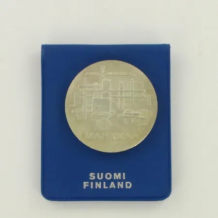 Juhlaraha Suomi Finland 1917-1967, nimellisarvo 10mk, 900, paino 24,1g 