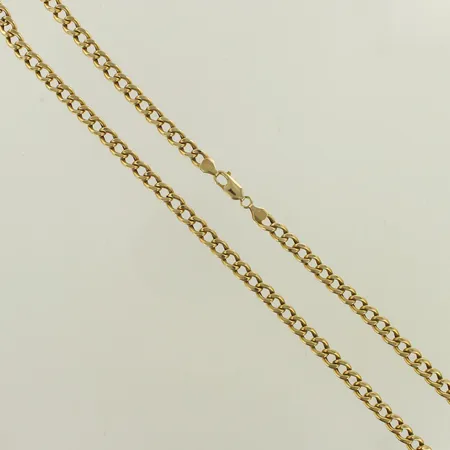Panssarikaulaketju, pituus 59,5cm, ontto, 585, paino 19,8g 