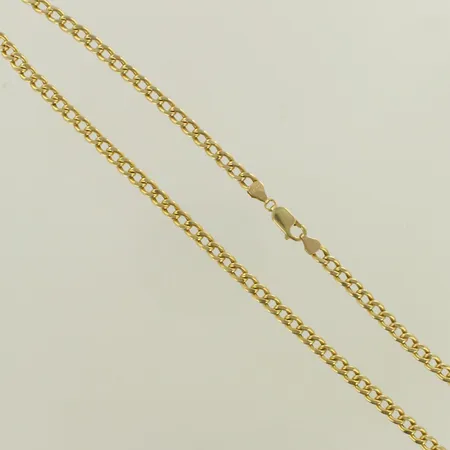 Panssarikaulaketju, pituus 68cm, ontto, 585, paino 16,3g 