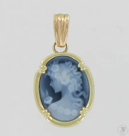 Camee-riipus, korkeus 27mm, 585br, paino 3,0g