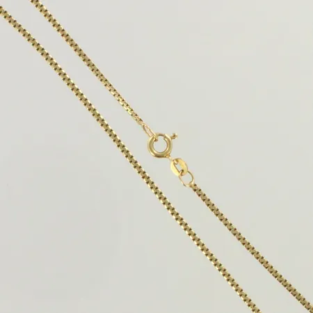 Kaulaketju, pituus 45,5cm, 585, paino 4,6g 