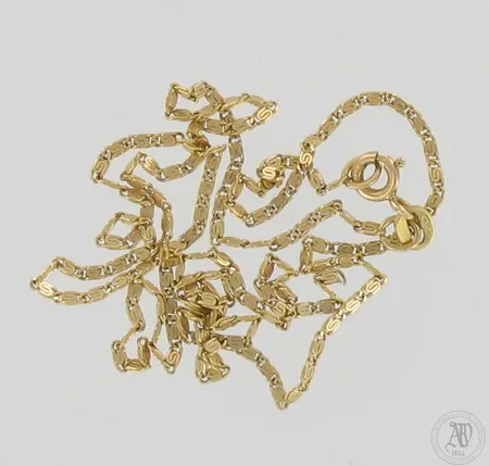 Viallinen kaulaketju, 585, paino 3,4g