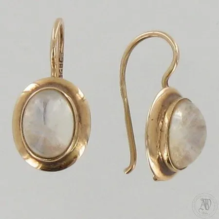 Kivikorvakorut, korkeus 20mm, 585br, paino 2,1g