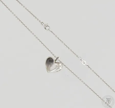 Kaulakoru Georg Jensen, ketjun pituus 43/46cm, riipuksen korkeus 18mm, 925, paino 4,2g 