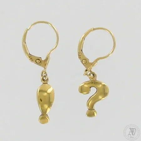 Korvakorut, korkeus 31mm, 585, paino 1,7g