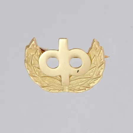 Rintamerkki Osuuspankki, korkeus 13mm, 585, paino 1,7g