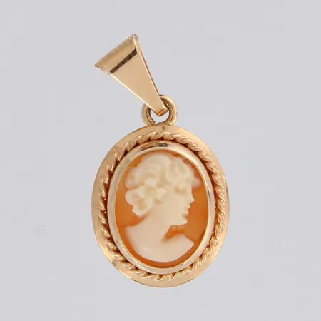 Camee-riipus, korkeus 21mm, 585br, paino 1,0g