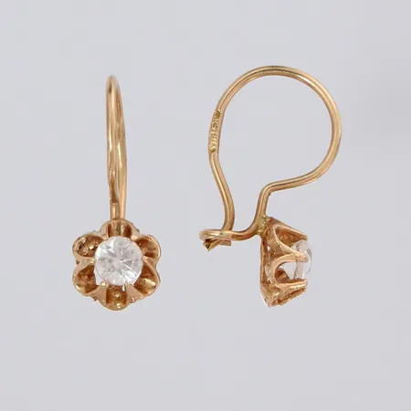 Kivikorvakorut, korkeus 17mm, 585br, paino 1,0g