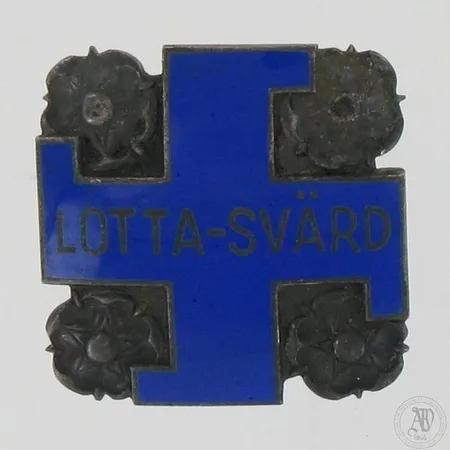 Jäsenmerkki, Lotta Svärd, numero 93616, valmistettu 1939, 813br, paino 9,5g
