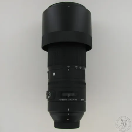 Objektiivi Sigma 150-600mm 1:5-6.3 DG Ø95 ja vastavalosuoja LH1050-01.