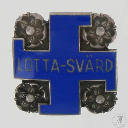 Jäsenmerkki, Lotta Svärd, numero 96934, valmistettu 1939, 813br, paino 9,7g