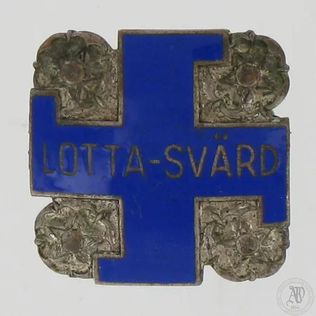 Jäsenmerkki, Lotta Svärd, numero 156891.