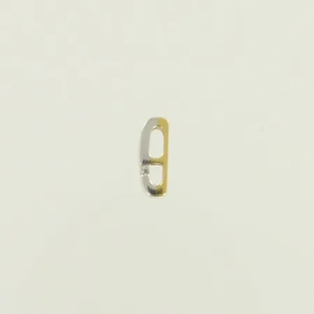 Timanttiriipus 2xn0.02ct, korkeus 12mm, 750kelta- ja valkokulta, paino 1,9g 