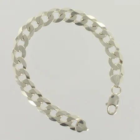 Panssariranneketju, leveys 10,2mm, 925, paino 23,0g 
