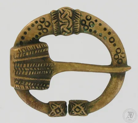 Rintaneula Kalevala Koru, leveys 43mm, pronssia