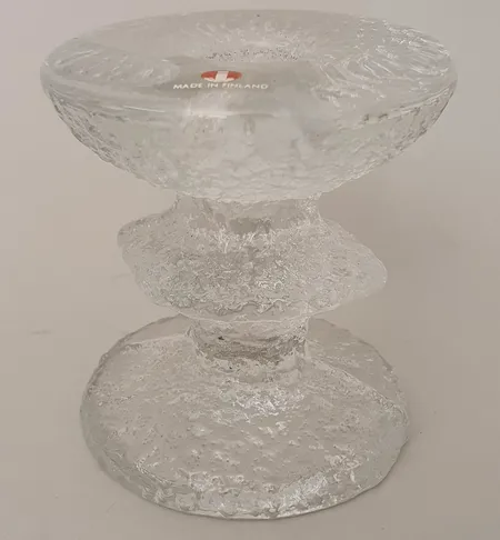 Kynttilänjalka Iittala, Festivo, design Timo Sarpaneva, korkeus 80mm