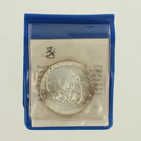 Juhlaraha, Kekkonen, 1961, nimellisarvo 50 markkaa, 500, paino 19,9g 