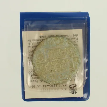 Juhlaraha J.K Paasikivi, 100 vuotta, vuodelta 1970, nimellisarvo 10 markkaa, 500, paino 22,5g Paino: 22,5 g