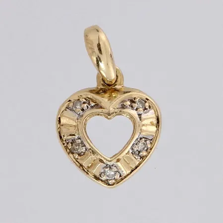 Timanttiriipus 5xn.0.005ct, korkeus 15mm, 585, paino 0,6g 