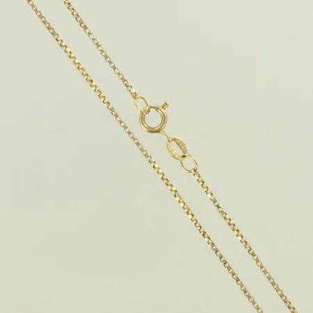 Venetsia-kaulaketju, pituus 44,5cm, 585, paino 2,9g 