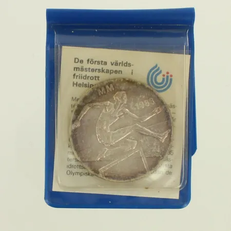 Juhlaraha, Yleisurheilun MM 1983, nimellisarvo 50 markkaa, 500, paino 21,9g Paino: 21,9 g