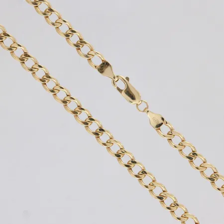 Panssarikaulaketju, pituus 45,5cm, leveys 4,8mm, 585, paino 7,5g Paino: 7,5 g