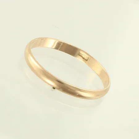 Sileä sormus, koko 20, 585, paino 1,8g 