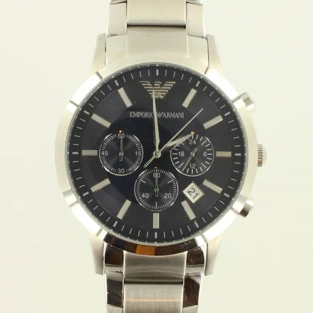 Teräsrannekello Emporio Armani, AR-2448111204, taulun Ø 43mm, Quartz, rannekeen pituus 250mm, laatikko