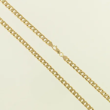 Panssarikaulaketju, pituus 61,5cm, ontto, 585, paino 16,5g Paino: 16,5 g