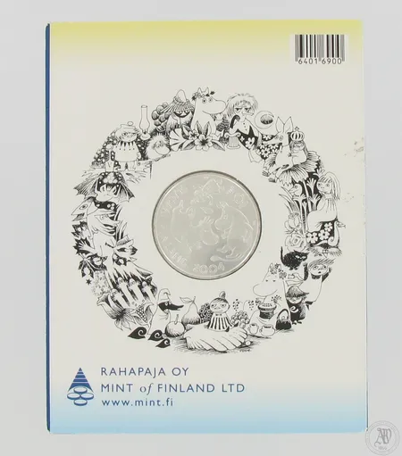Juhlaraha, Tove Jansson ja lastenkulttuuri, Suomi 2004, 10 euroa, 925, paino 27,0g Paino: 27 g