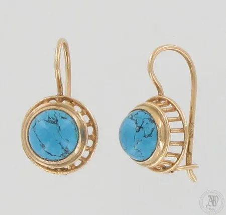 Kivikorvakorut, korkeus 18mm, 585br, paino 2,0g Paino: 2 g