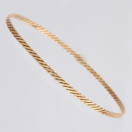 Rannerengas, Ø 63mm, käytön jälkiä, 585, paino 4,0g Paino: 4 g