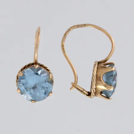 Kivikorvakorut, korkeus 19mm, 585br, paino 3,2g Paino: 3,2 g