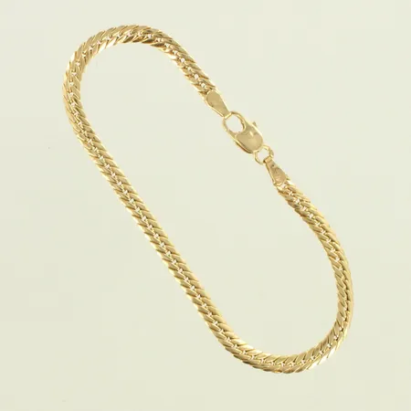 Panssariranneketju, pituus 175mm, leveys 4mm, 585, paino 3,1g 