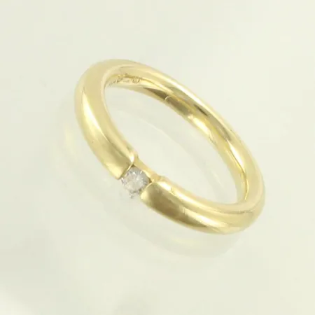 Timanttisormus 1xn.0.08ct, koko 17, 585, paino 5,0g 