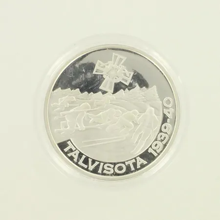 Muistomitali Talvisota 1939-40, 925, paino 26,8g