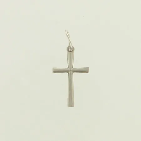 Ristiriipus, korkeus 28mm, lenkissä kulumia, 925, paino 0,7g