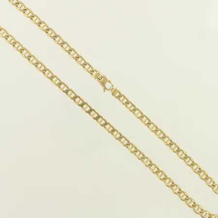 Kaulaketju, pituus 45cm, leveys 5,6mm, 585, paino 29,9g 