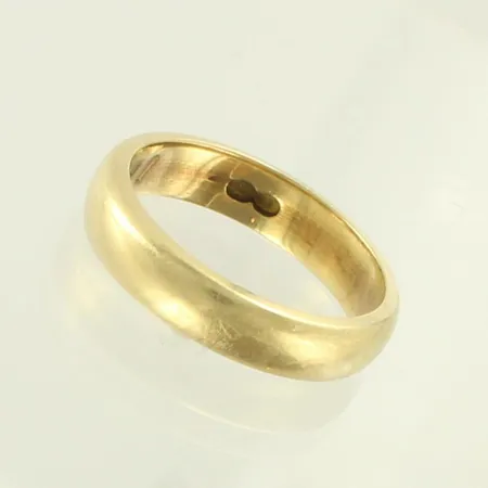 Sileä sormus, kaiverrettu, koko 18¾, 585, paino 6,5g