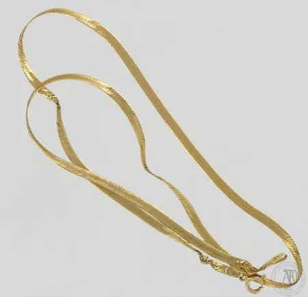 Viallinen kaulaketju, 585, paino 4,8g